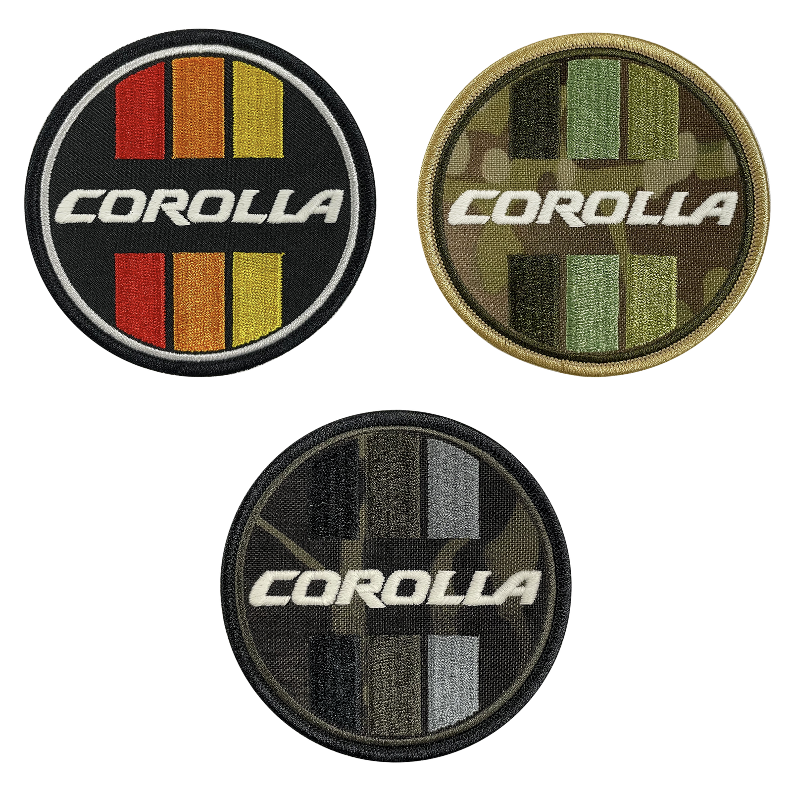 Corolla Circle Patches