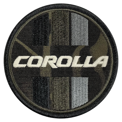 Corolla Black Camo Circle Patch - GZila Designs