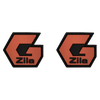 GZila Orange Ranger Eyes Patches - GZila Designs