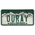 Ouray License Plate Patch - GZila Designs
