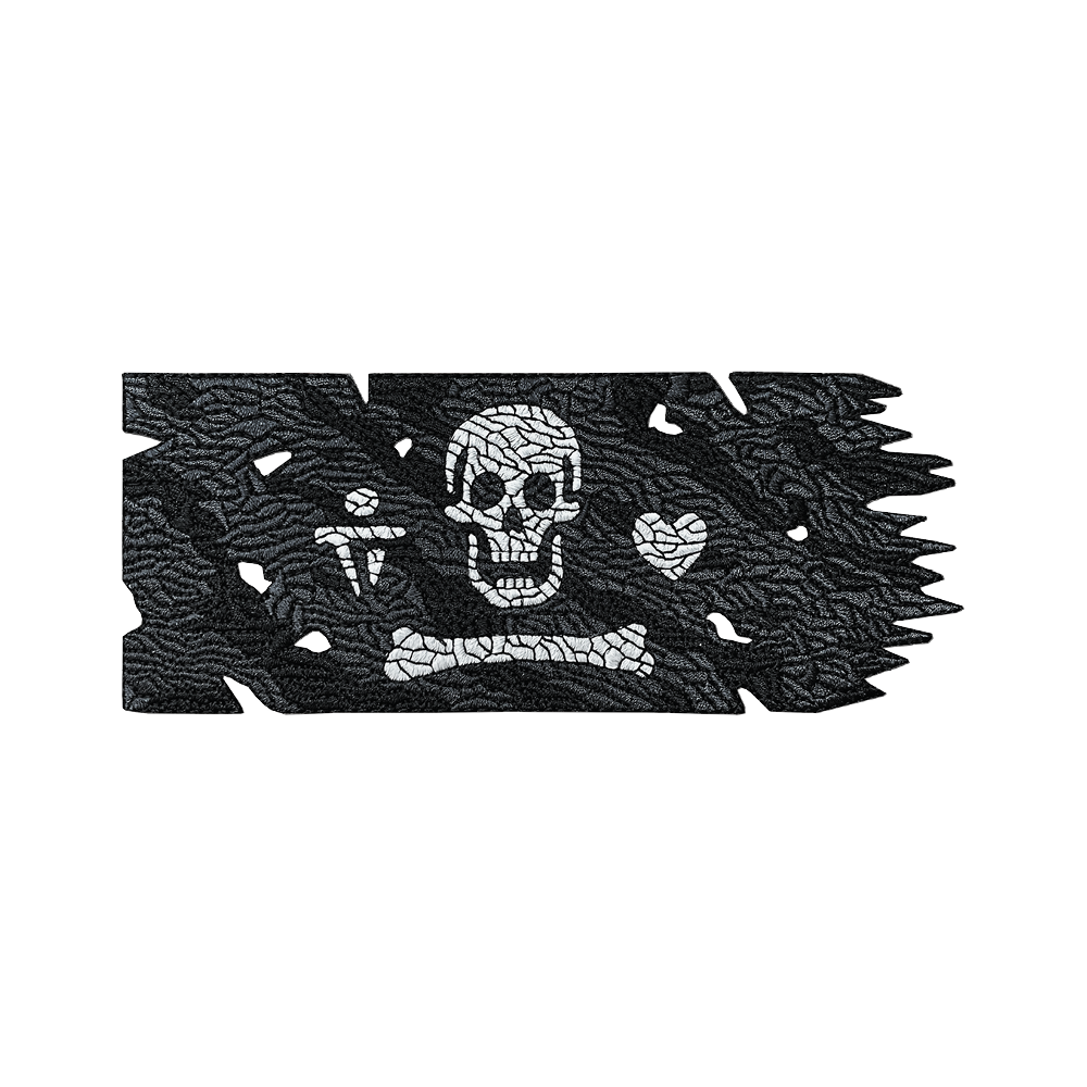 Stede Bonnet Pirate Flag [v6] Patch - GZila Designs