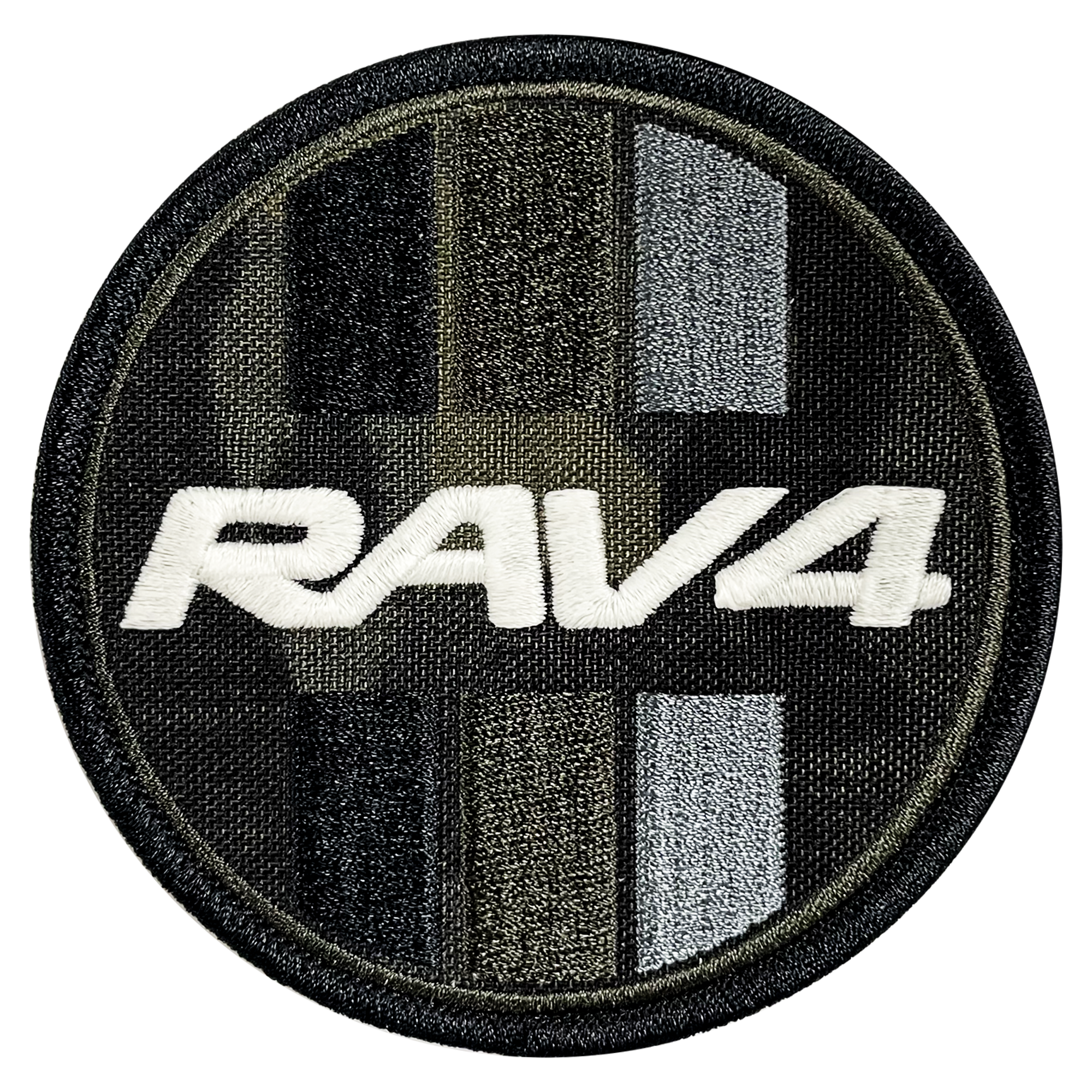 RAV4 Black Camo Circle Patch - GZila Designs