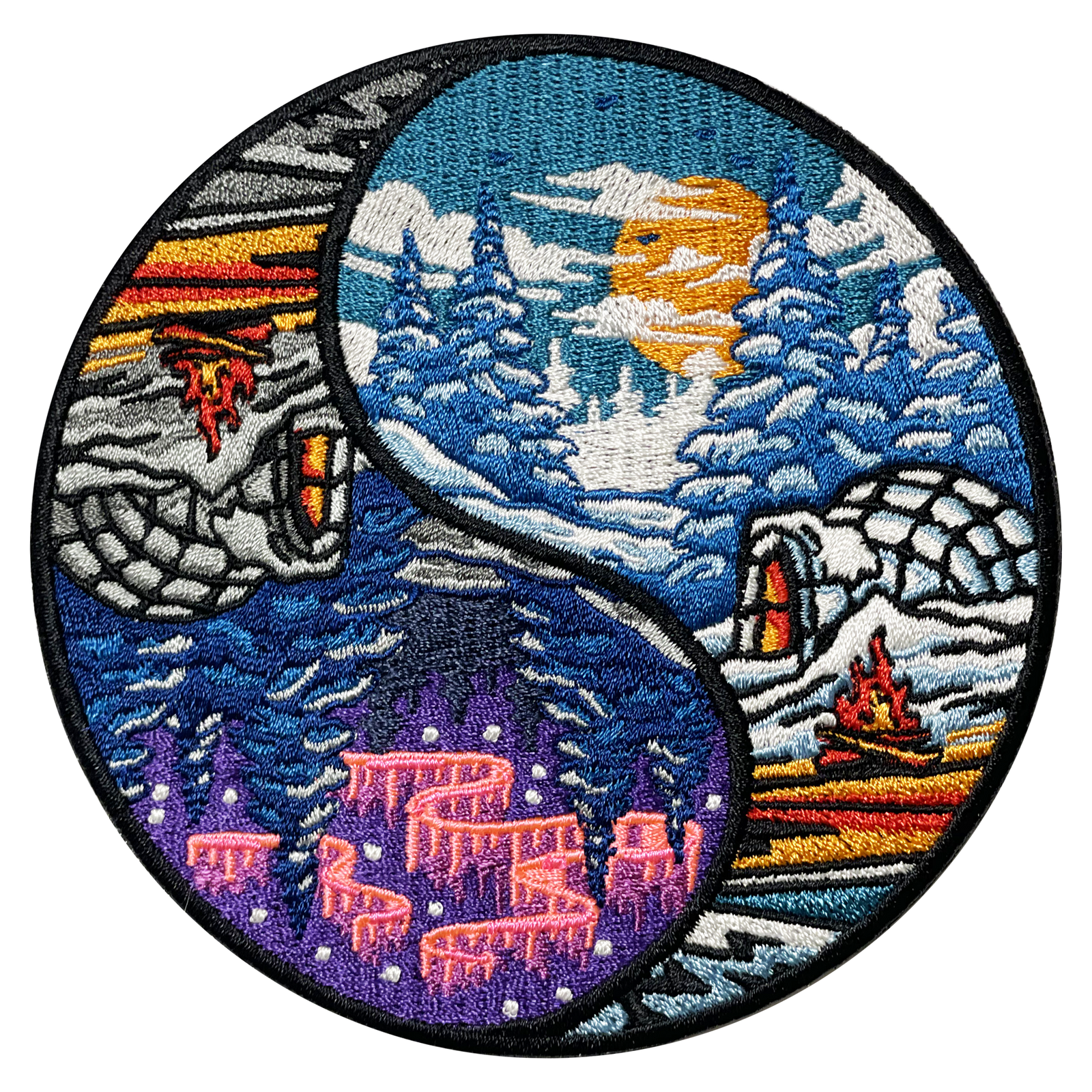 Nature's Reflection Patches ☯️