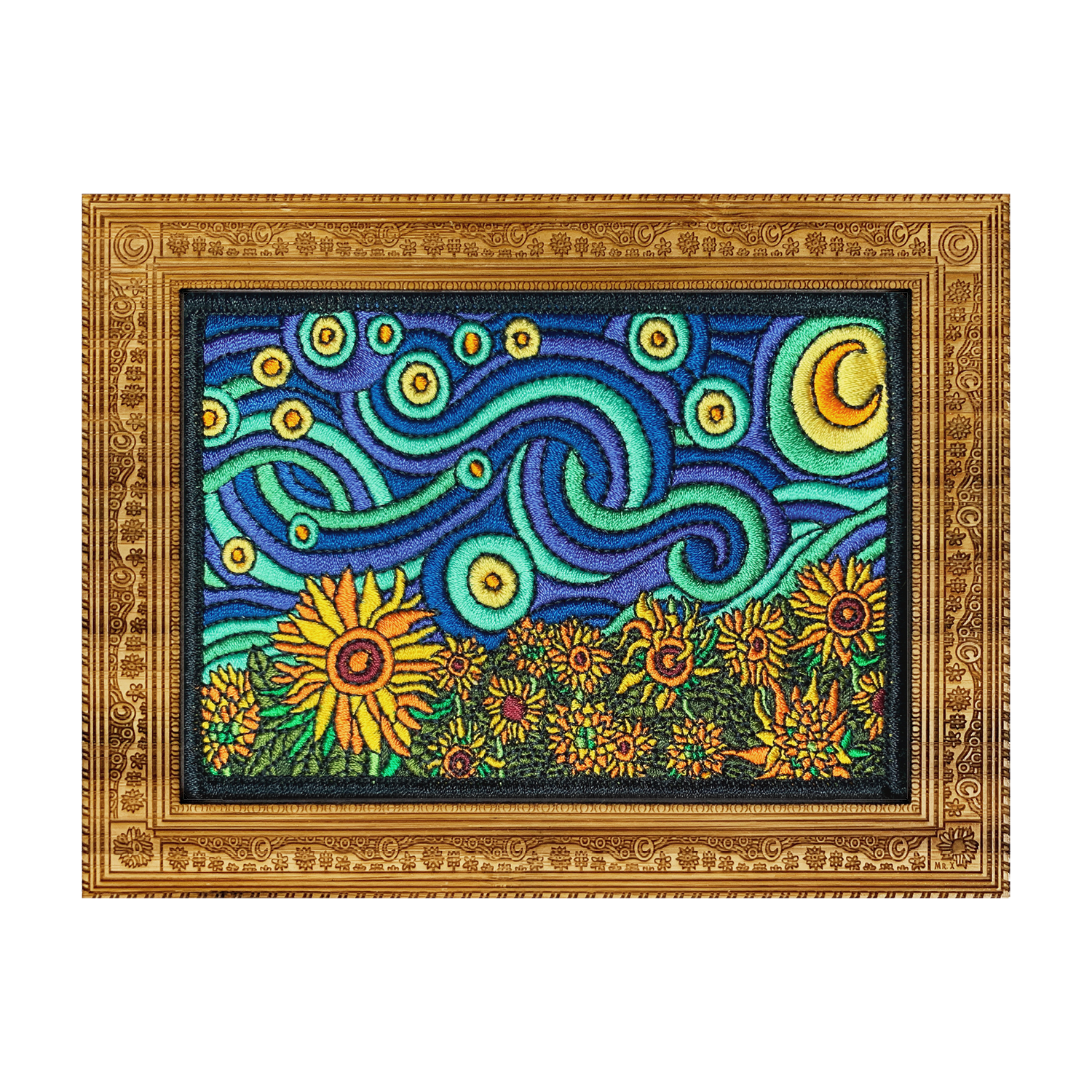 Starry Sunflowers Patch - GZila Designs
