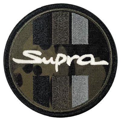 Supra Black Camo Circle Patch - GZila Designs