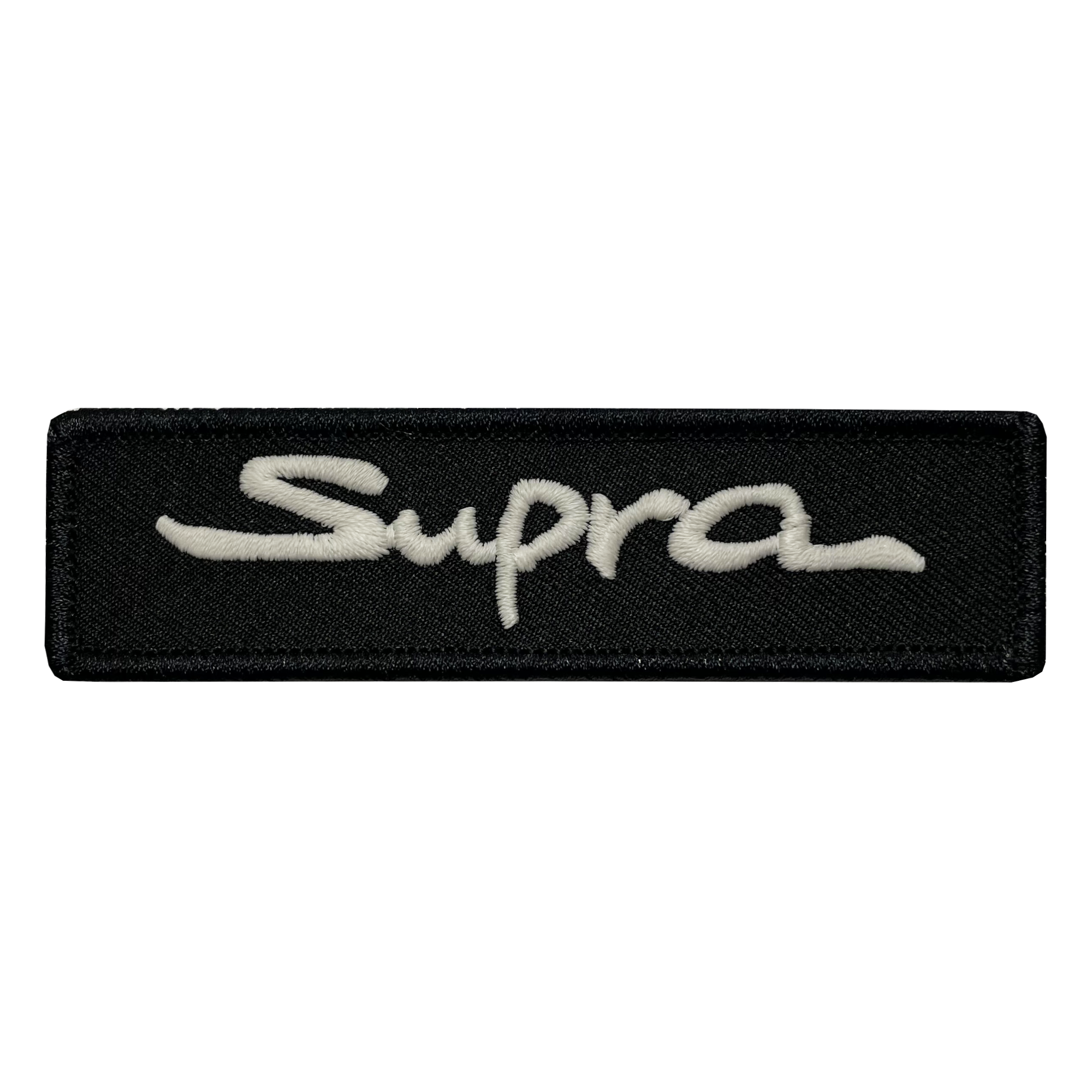 Supra Black Name Tape Patch - GZila Designs