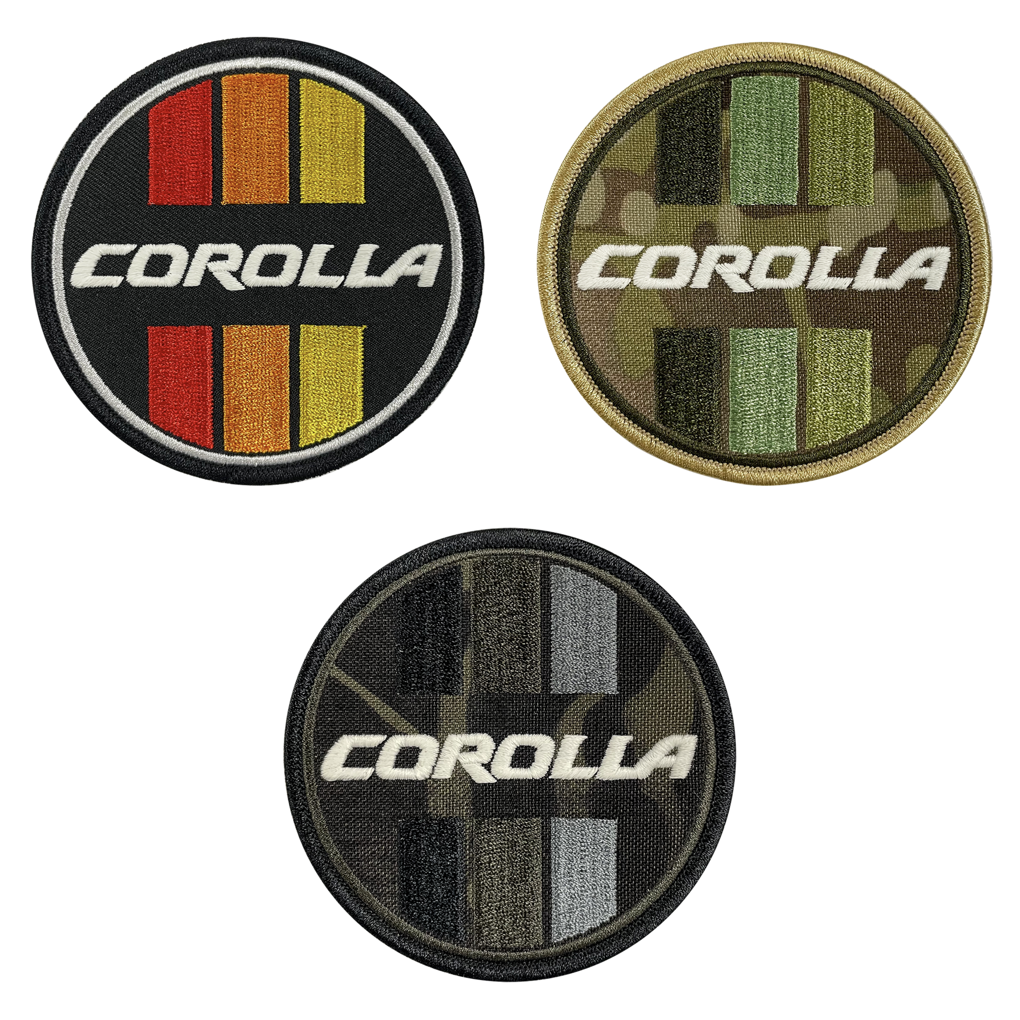 Corolla Circle Patches