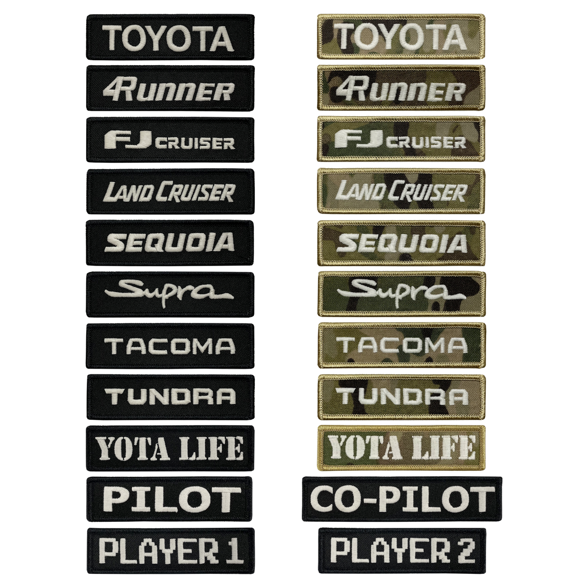 Name Tape Patches