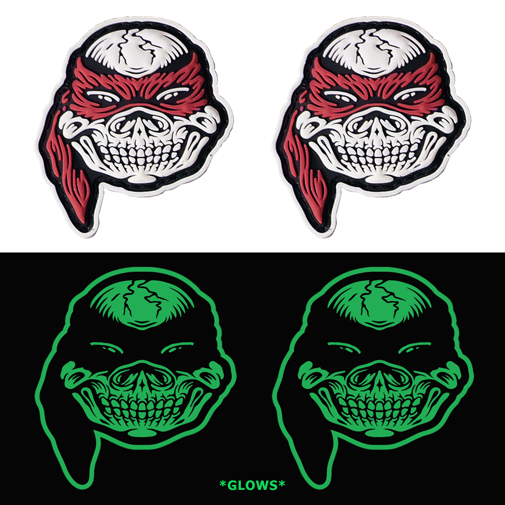 Ninja Skull Raph Patches 🐢
