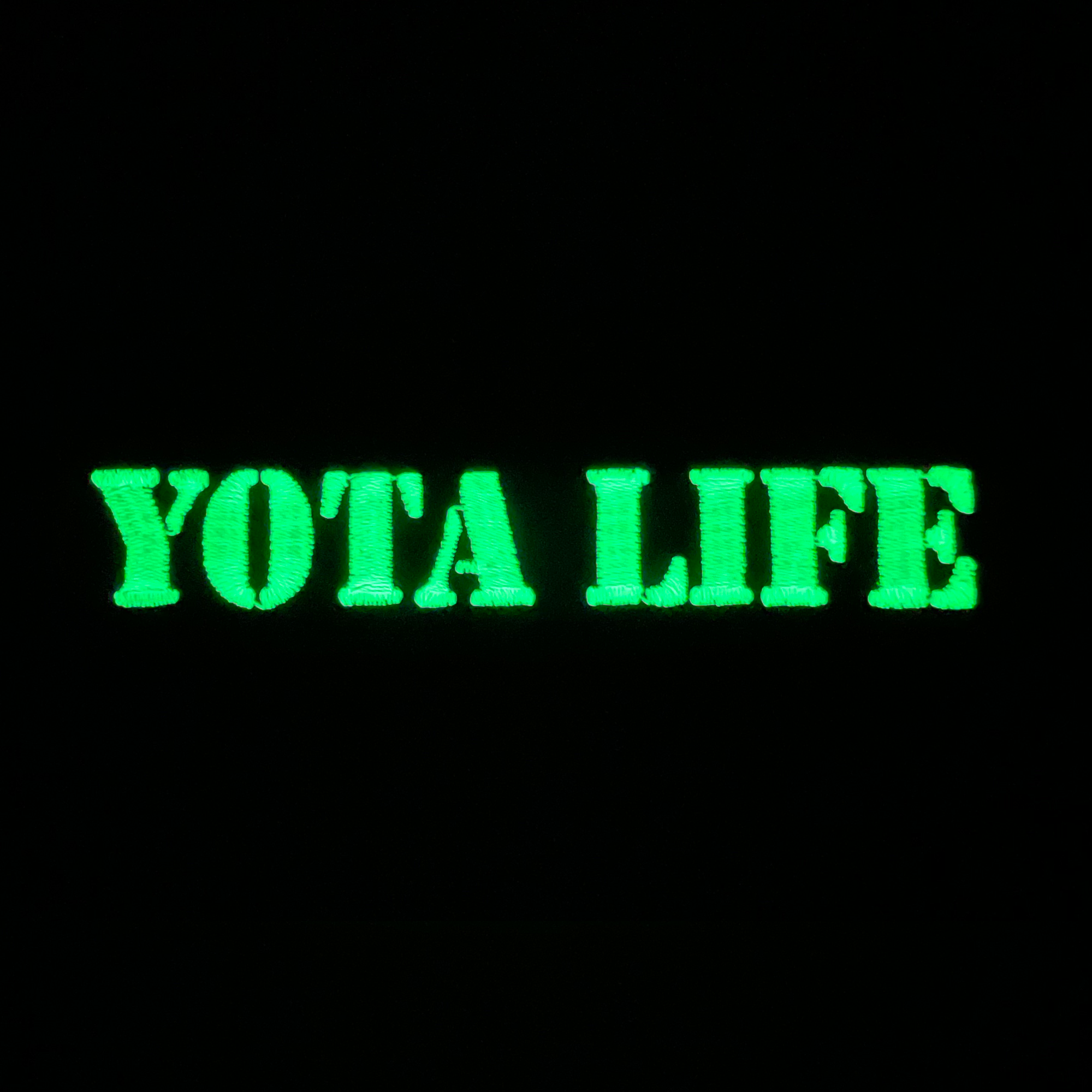 Yota Life Name Tape Patches