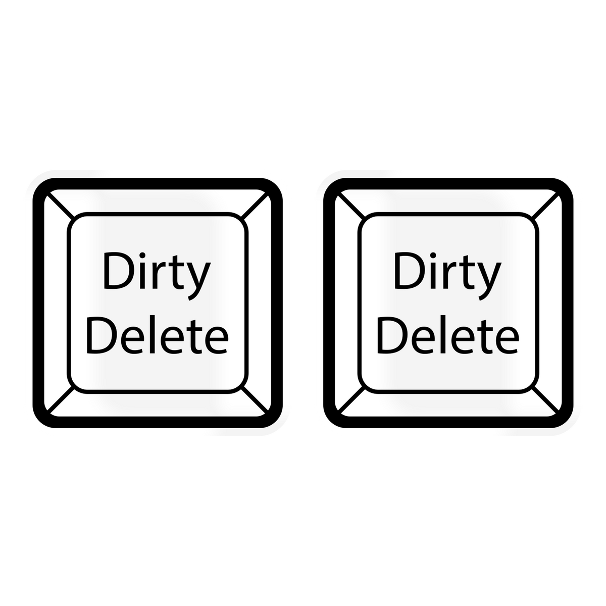 Dirty Delete Ranger Eye Patches 🗑️