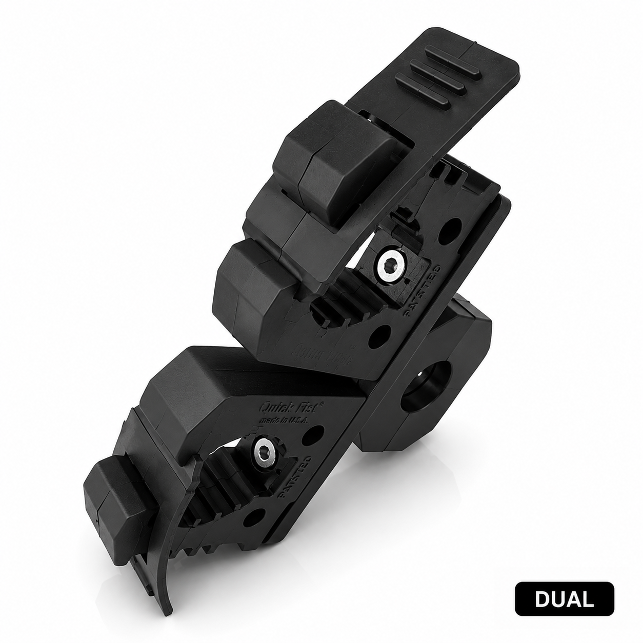 Dual Tool Tubular Clamp Mount for Shovels Axes and Recovery Tools