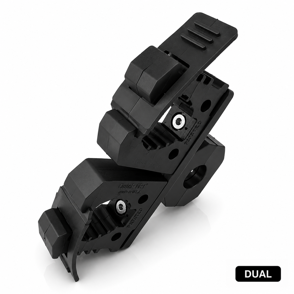 Dual Tool Tubular Clamp Mount for Shovels Axes and Recovery Tools
