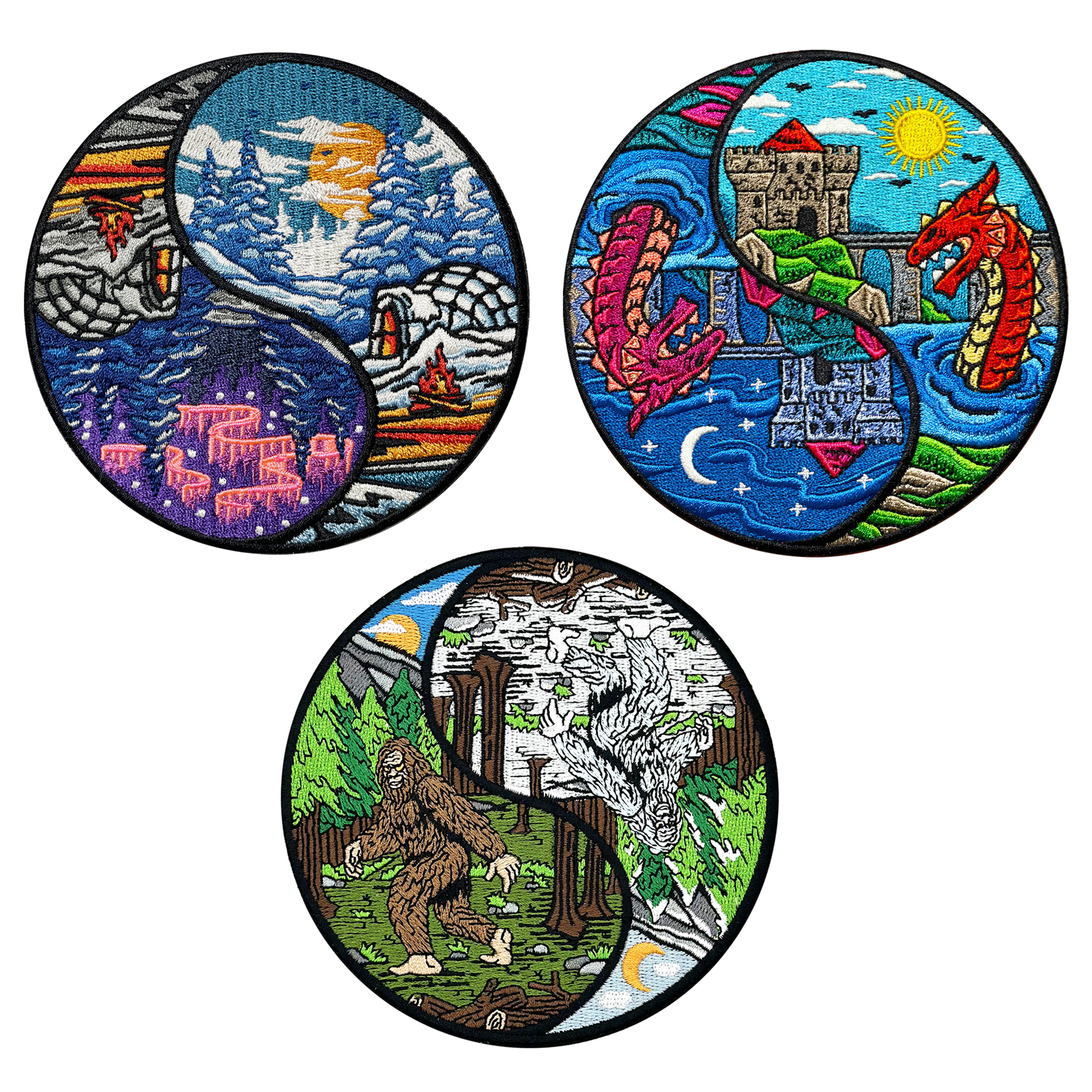 Nature's Reflection Patches ☯️