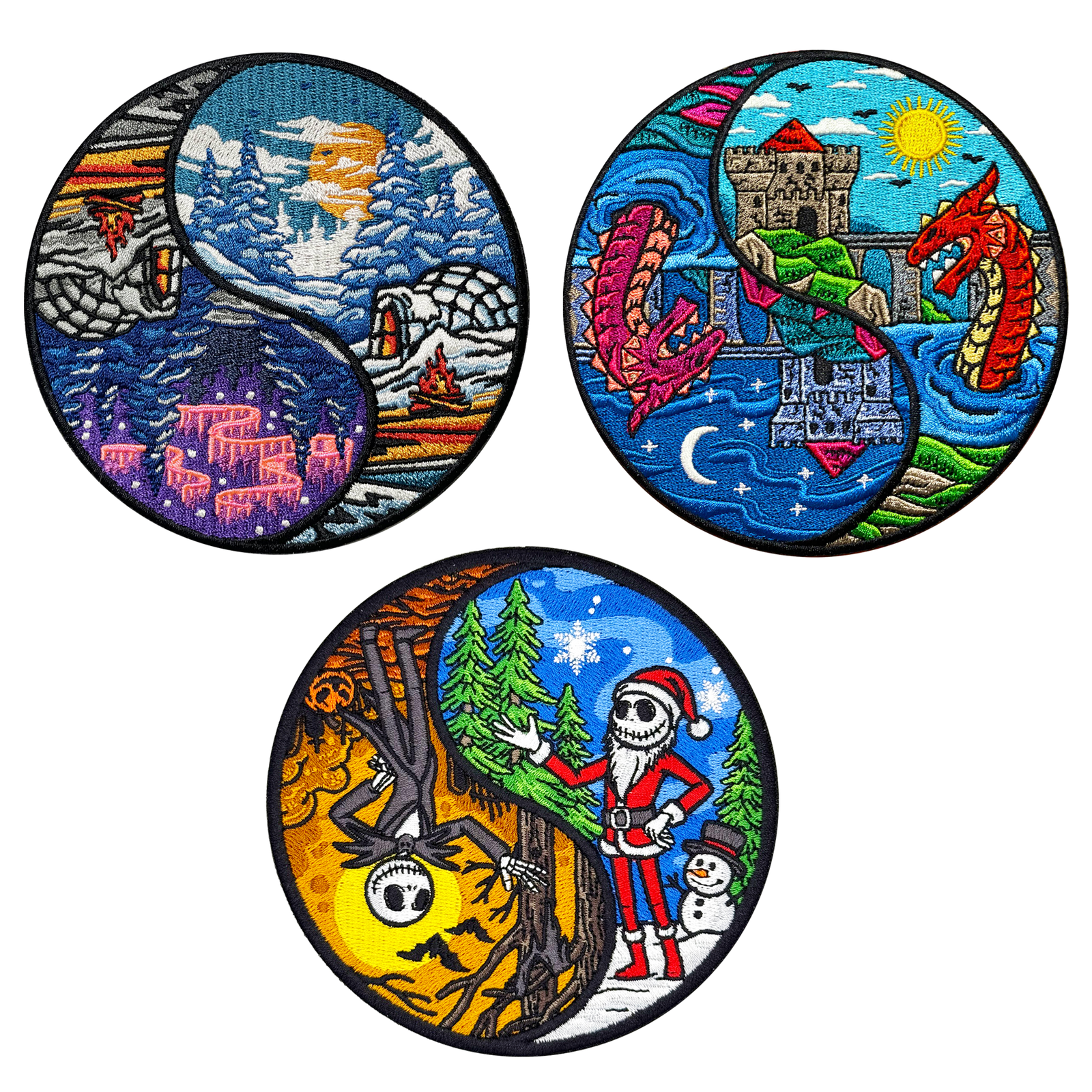 Nature's Reflection Patches ☯️