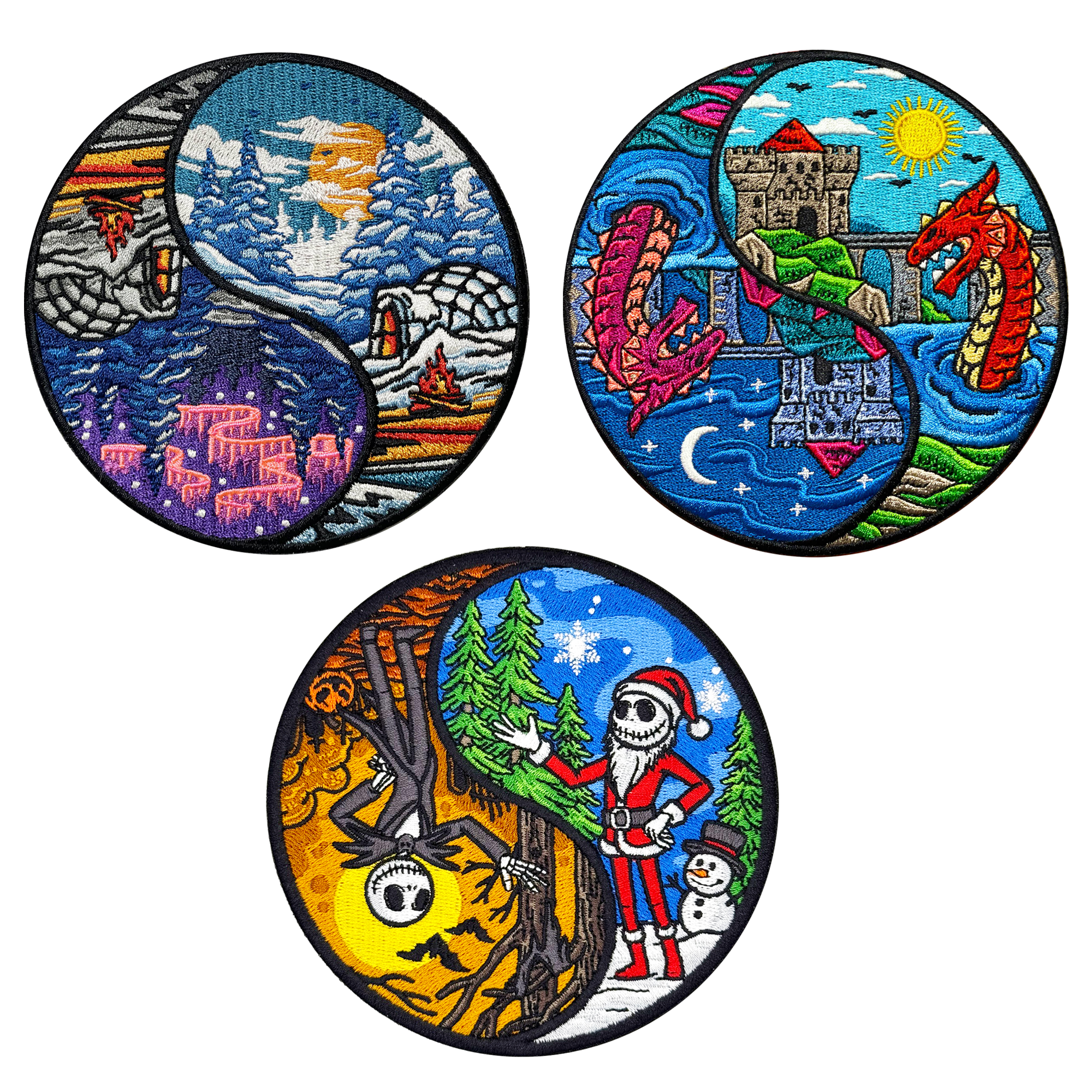 Nature's Reflection Patches ☯️