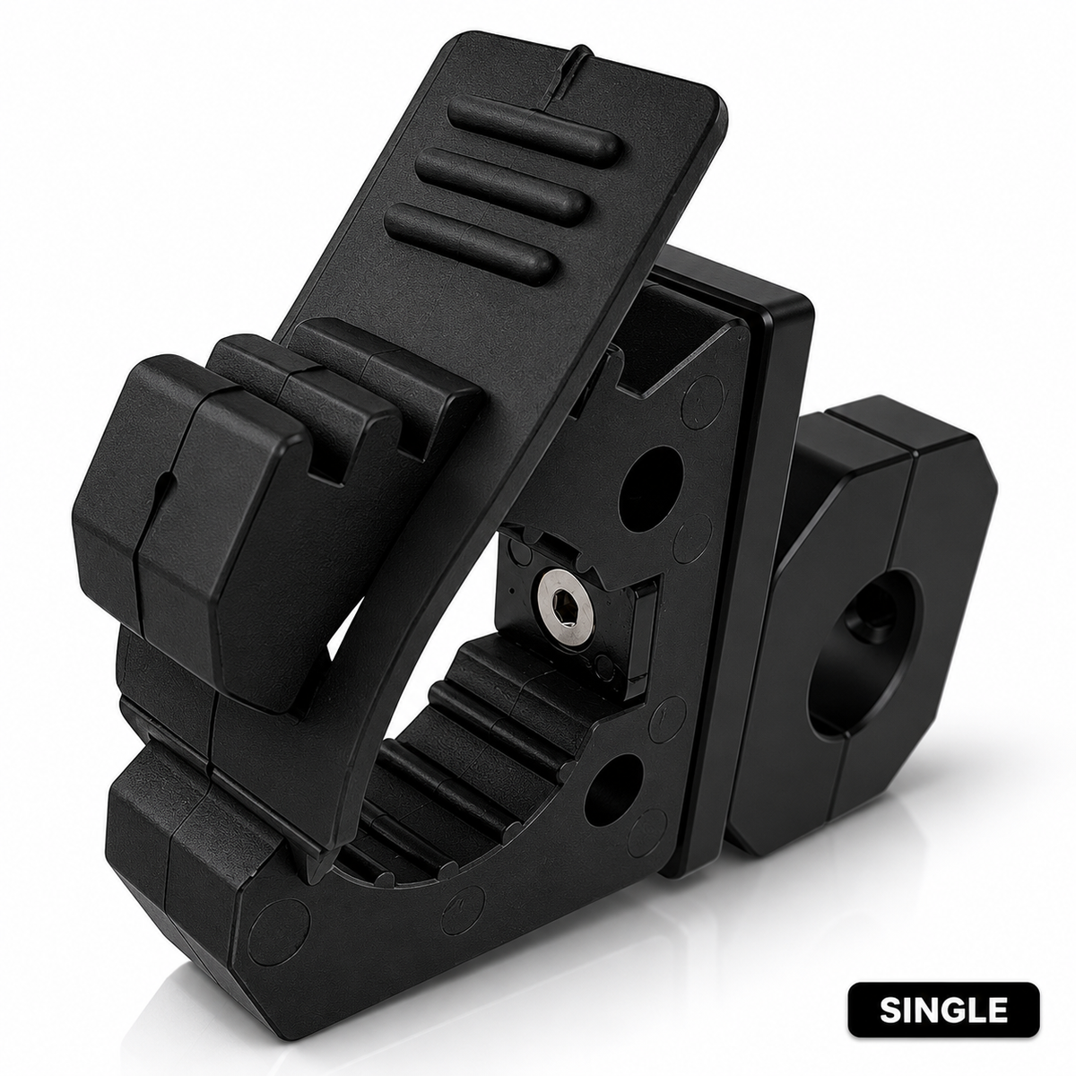 Single Tool Tubular Clamp Mount for Shovels and Trail Tools