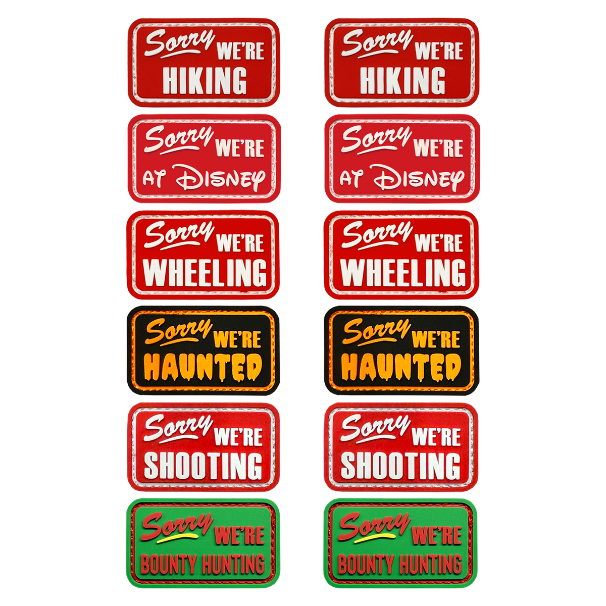 Sorry Sign Patches 🚫