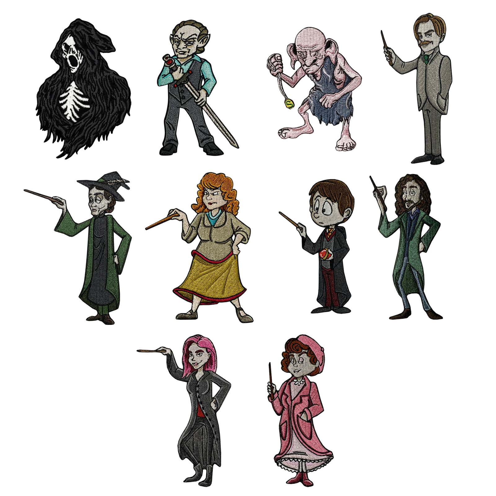 Wizard Character Patches ⚡