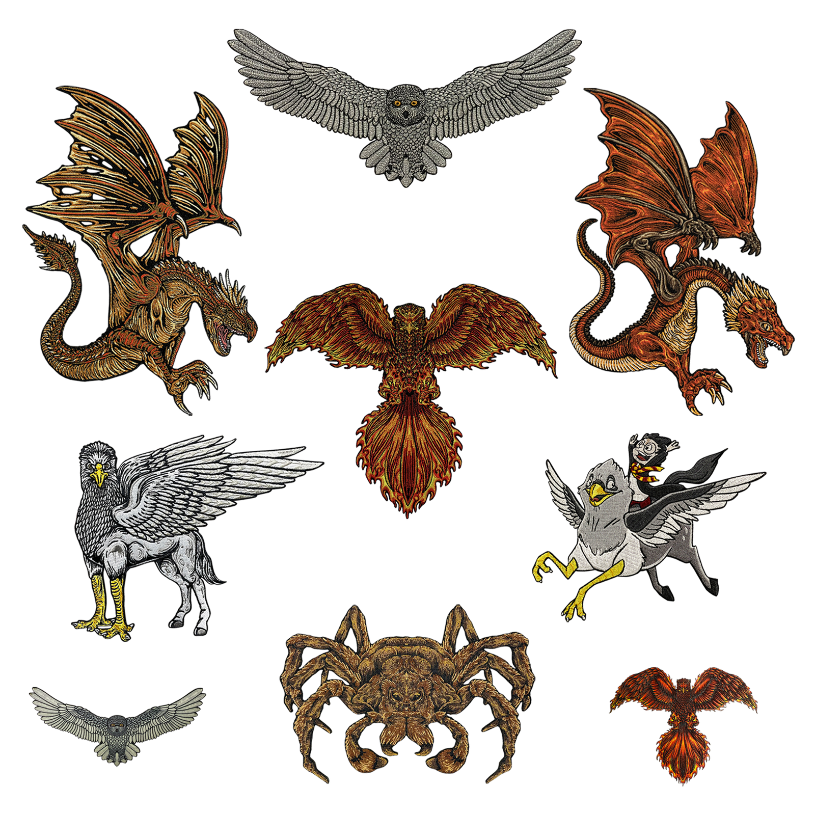 Wizard Creature Patches ⚡