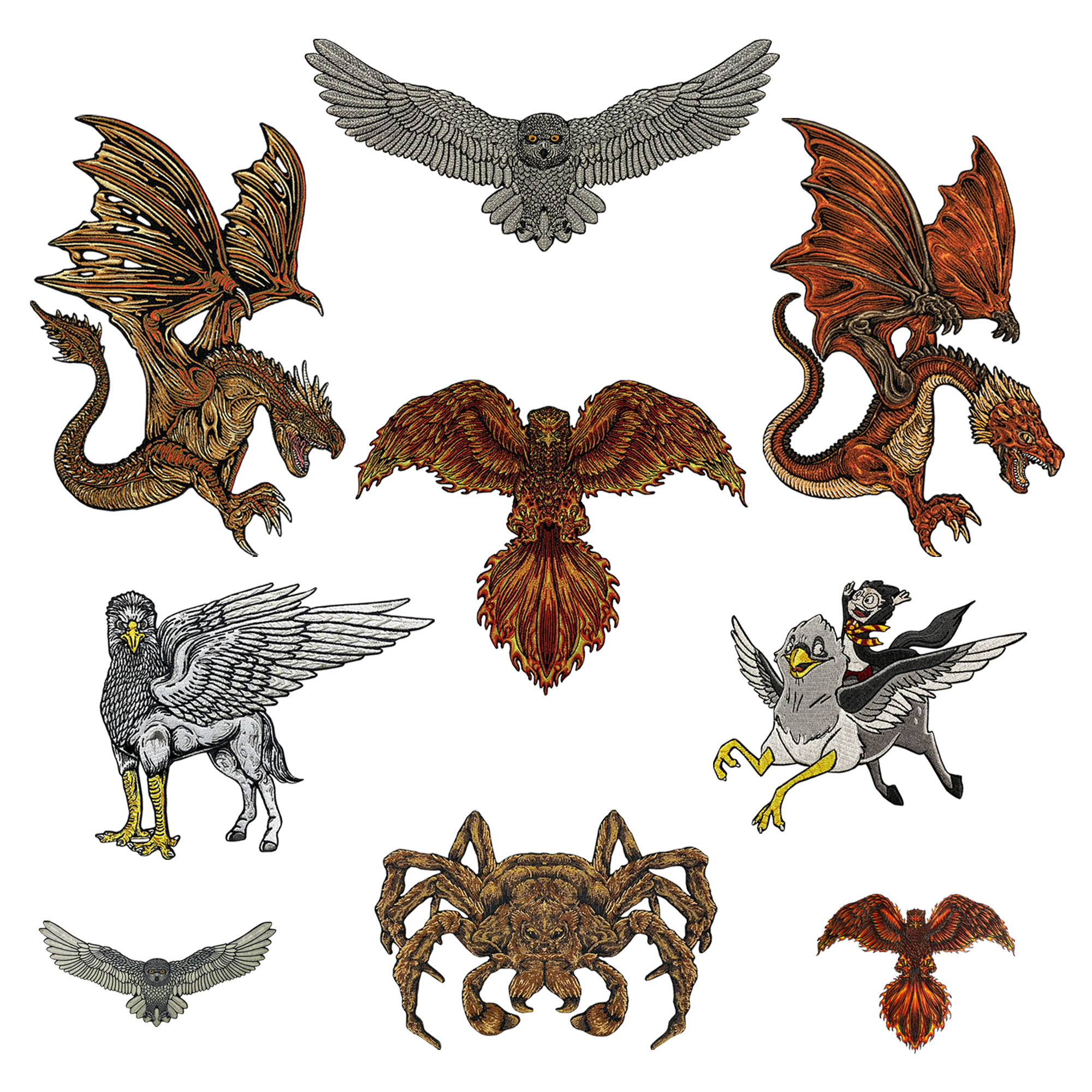 Wizard Creature Patches ⚡