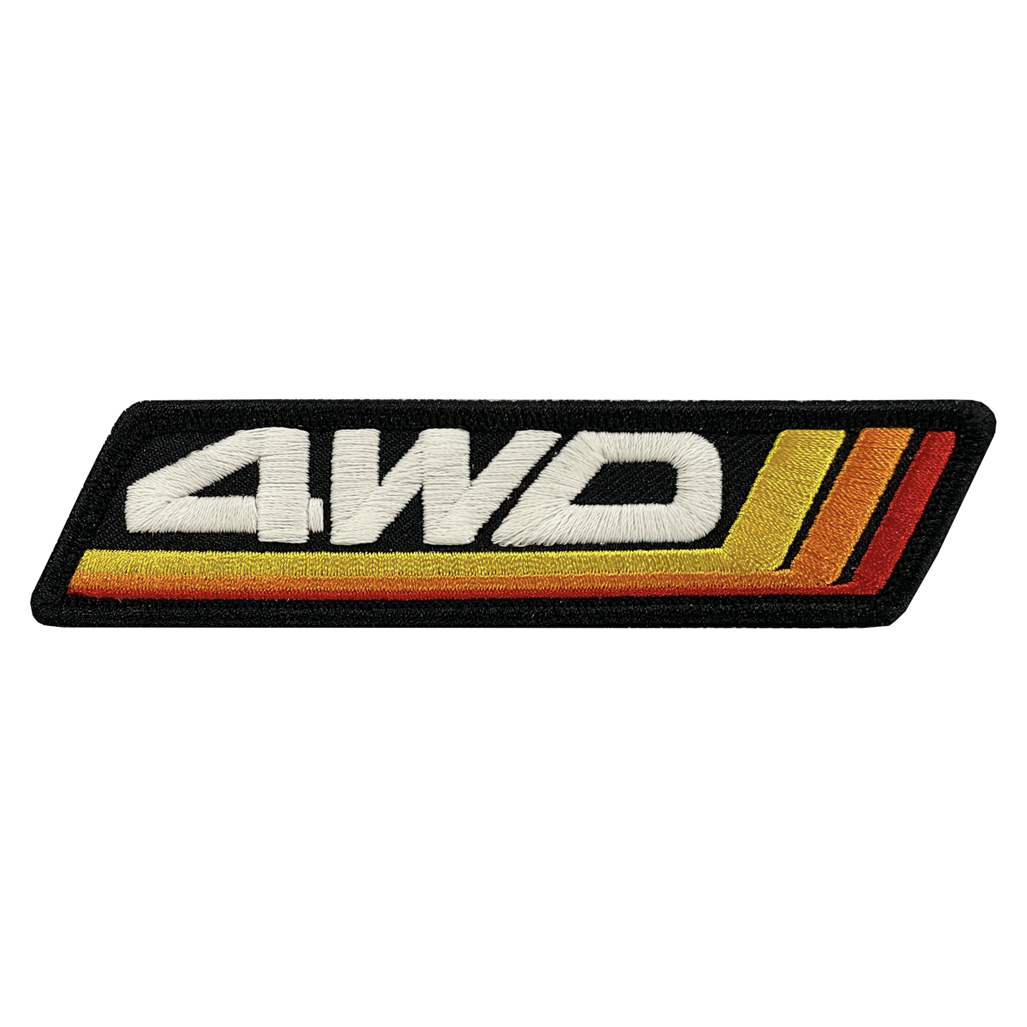 4WD Retro Stripes Patch - GZila Designs