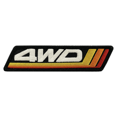 4WD Retro Stripes Patch - GZila Designs