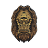 Bigfoot Head Patch - GZila Designs