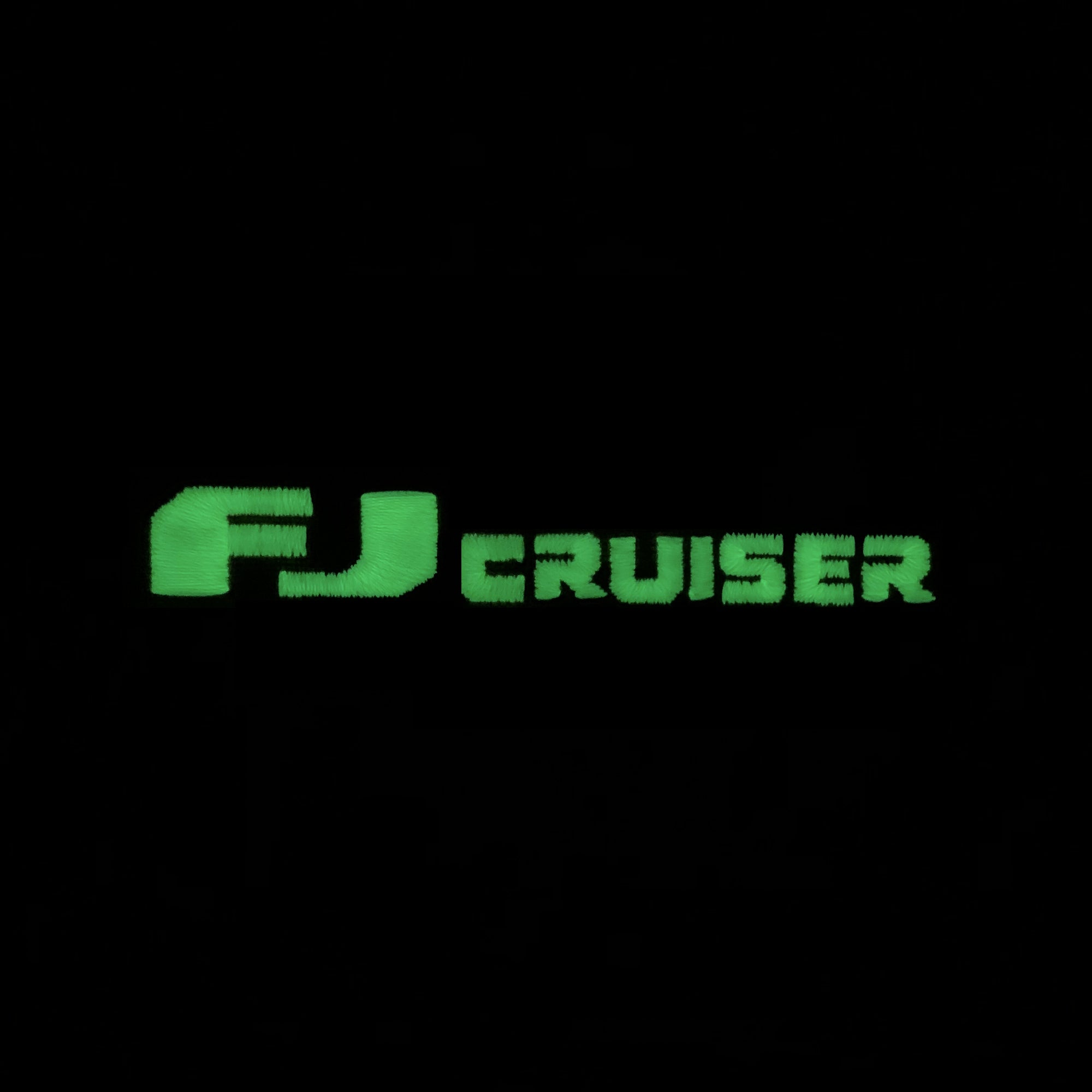 FJ Cruiser Black Name Tape Patch - GZila Designs