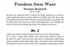 Art Card - Freedom From Want