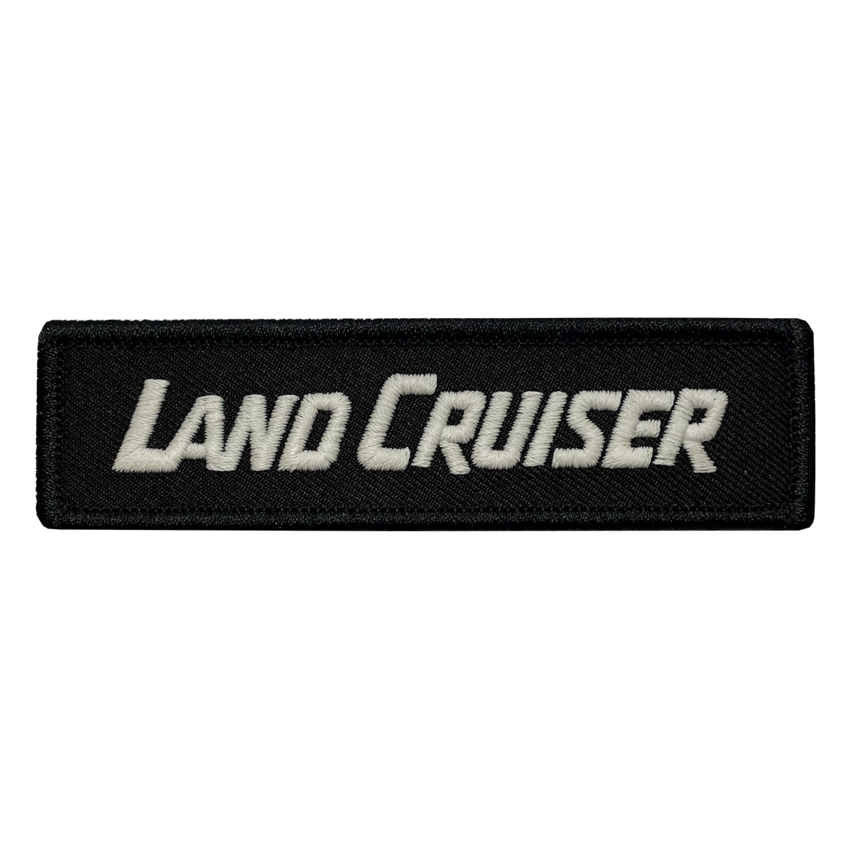 Land Cruiser Black Name Tape Patch - GZila Designs