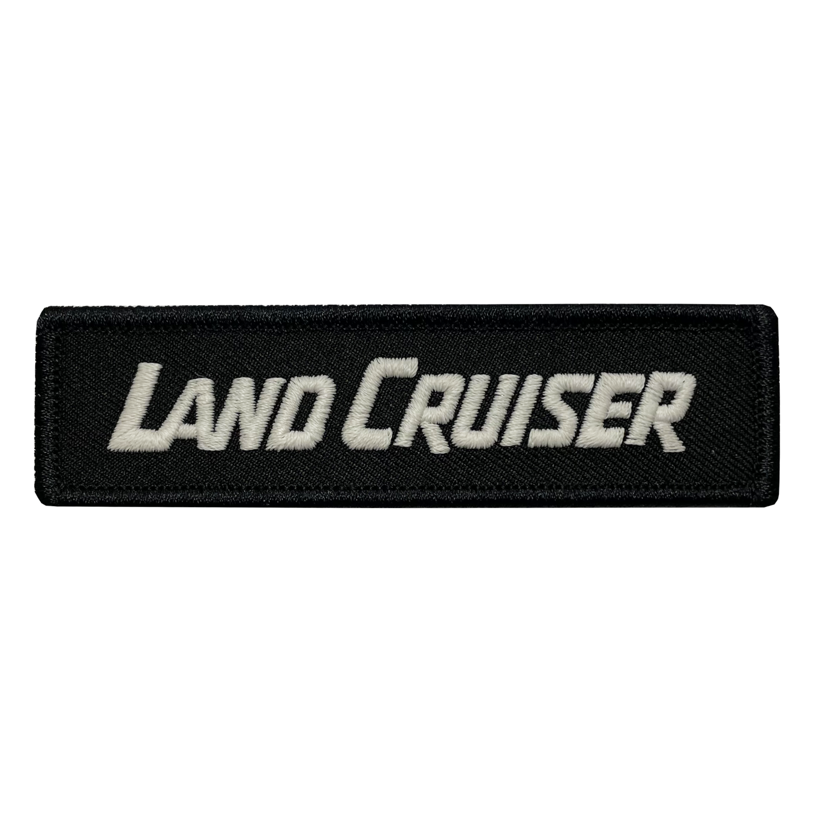 Land Cruiser Black Name Tape Patch - GZila Designs
