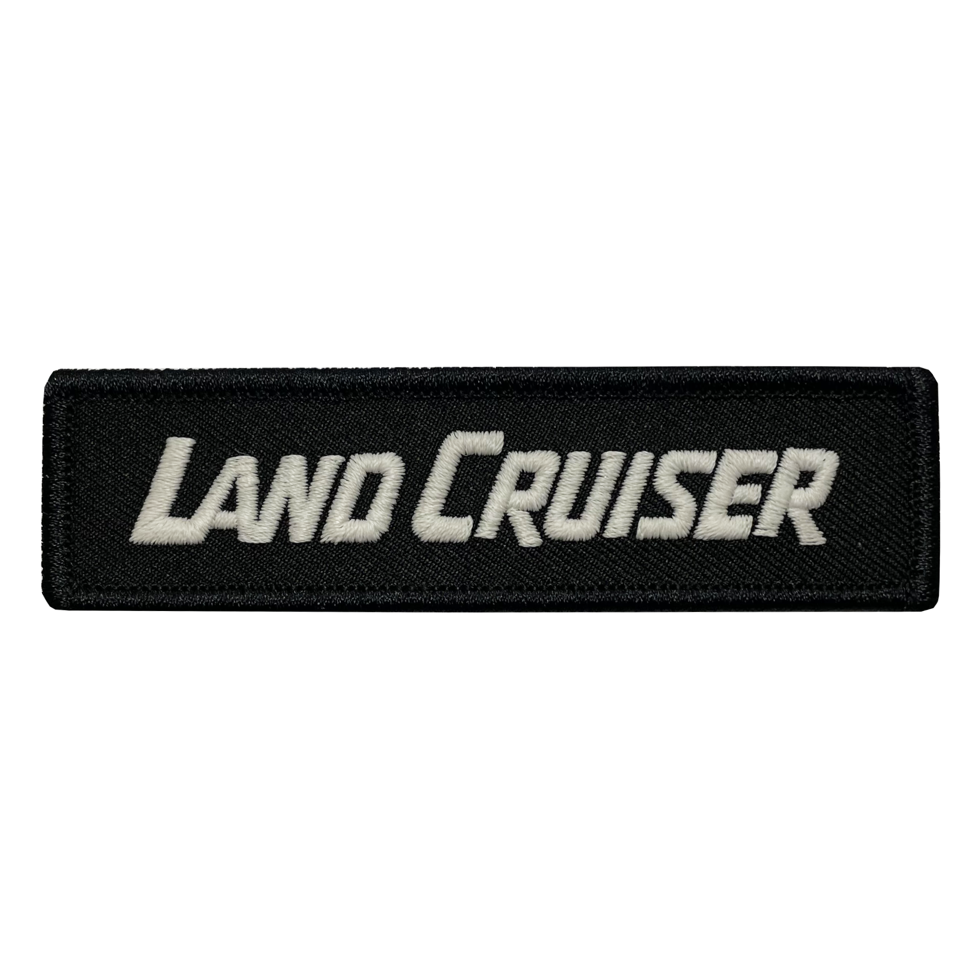 Land Cruiser Black Name Tape Patch - GZila Designs