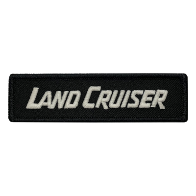 Land Cruiser Black Name Tape Patch - GZila Designs