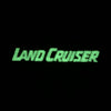 Land Cruiser Black Name Tape Patch - GZila Designs