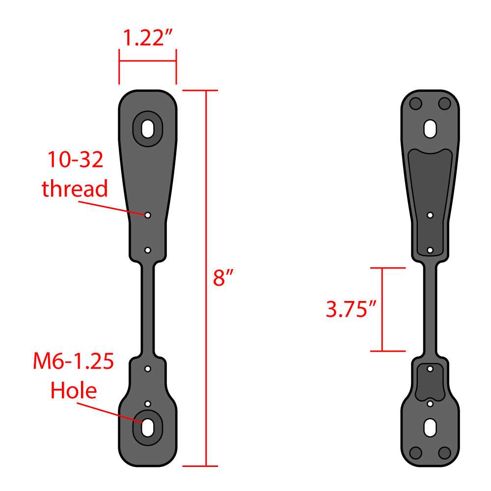 Maglite Mount Mini for FJ Cruiser - GZila Designs