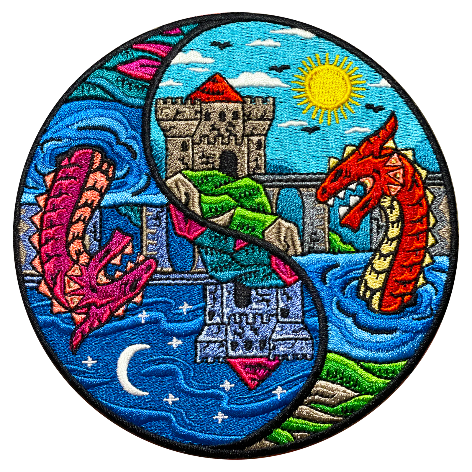 Nature's Reflection Patches ☯️