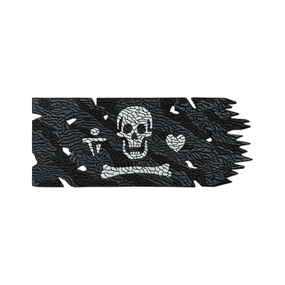 Stede Bonnet Pirate Flag [v6] Patch - GZila Designs