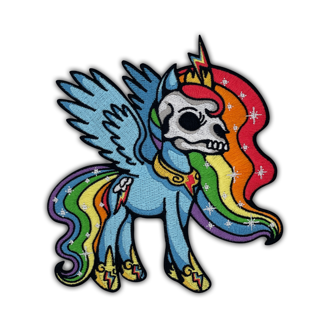 Rainbow Pony Skull HD