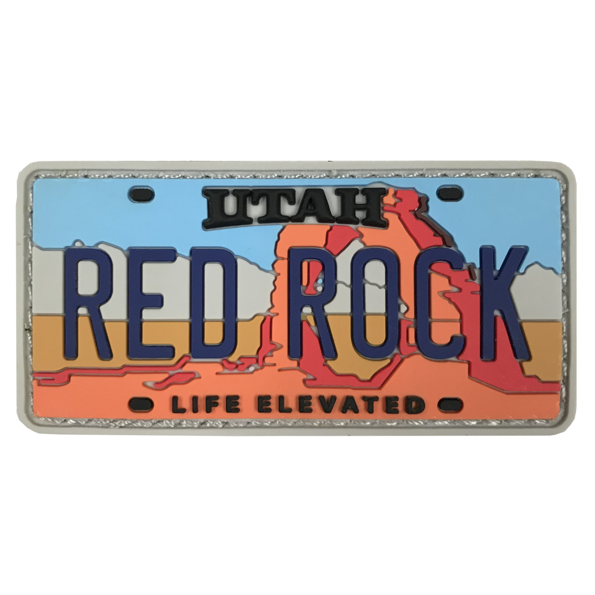 Red Rock License Plate Patch - GZila Designs