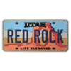 Red Rock License Plate Patch - GZila Designs