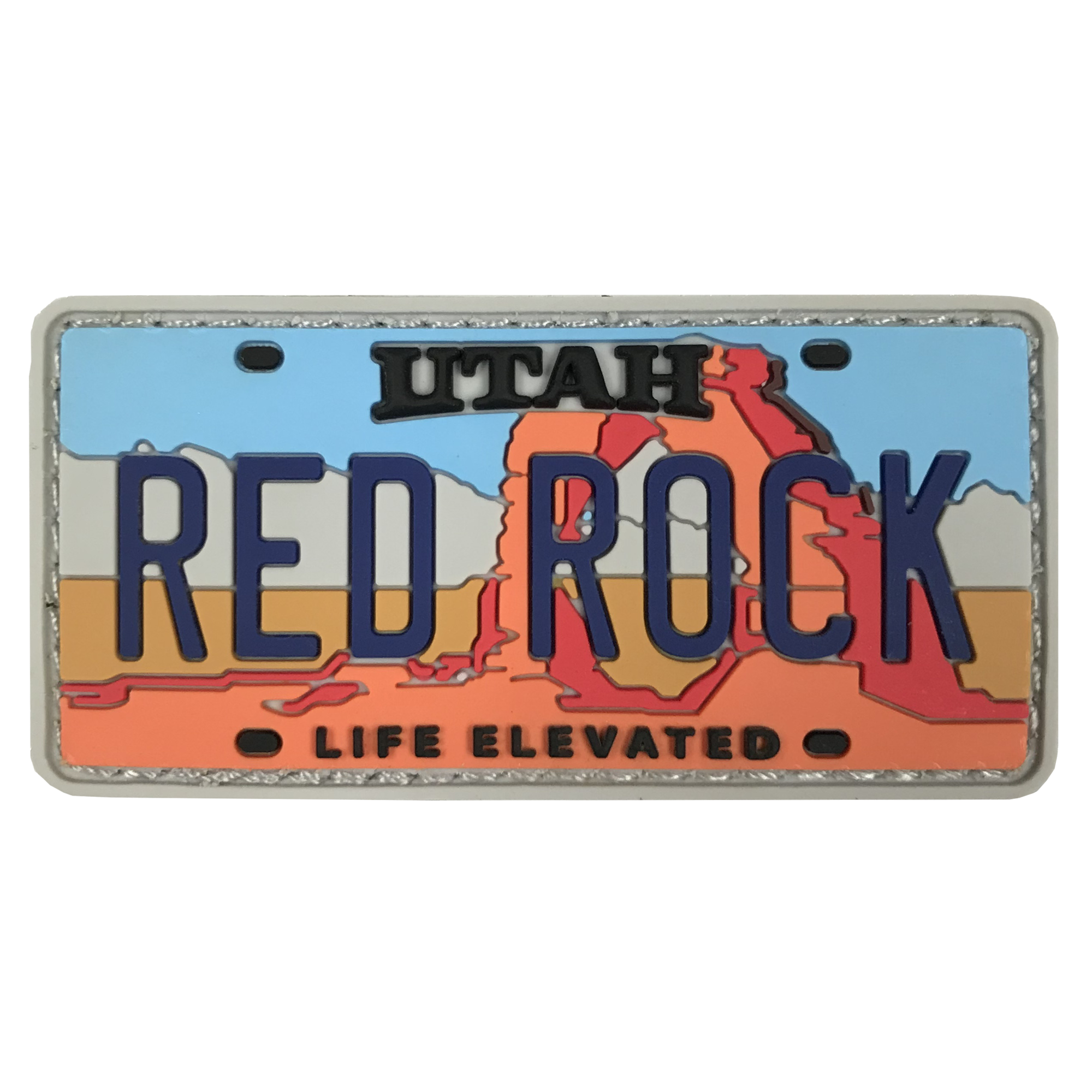 Red Rock License Plate Patch - GZila Designs