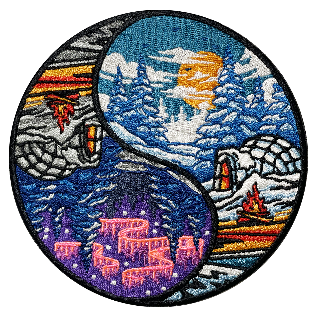 Nature's Reflection Patches ☯️