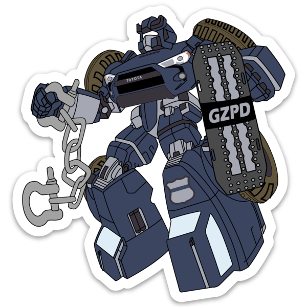 Robot 4Runner Sticker - GZila Designs