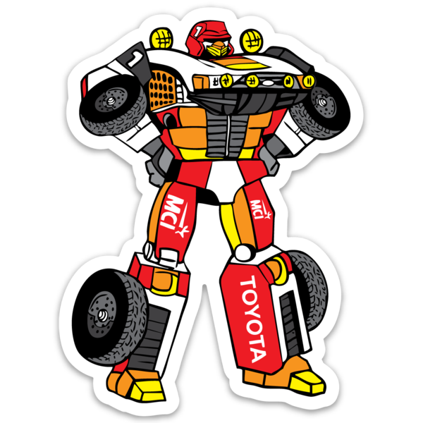 Robot Ivan Sticker - GZila Designs