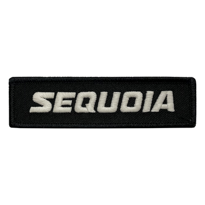 Sequoia Black Name Tape Patch - GZila Designs