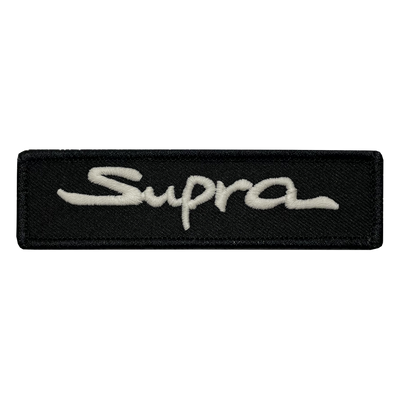 Supra Black Name Tape Patch - GZila Designs