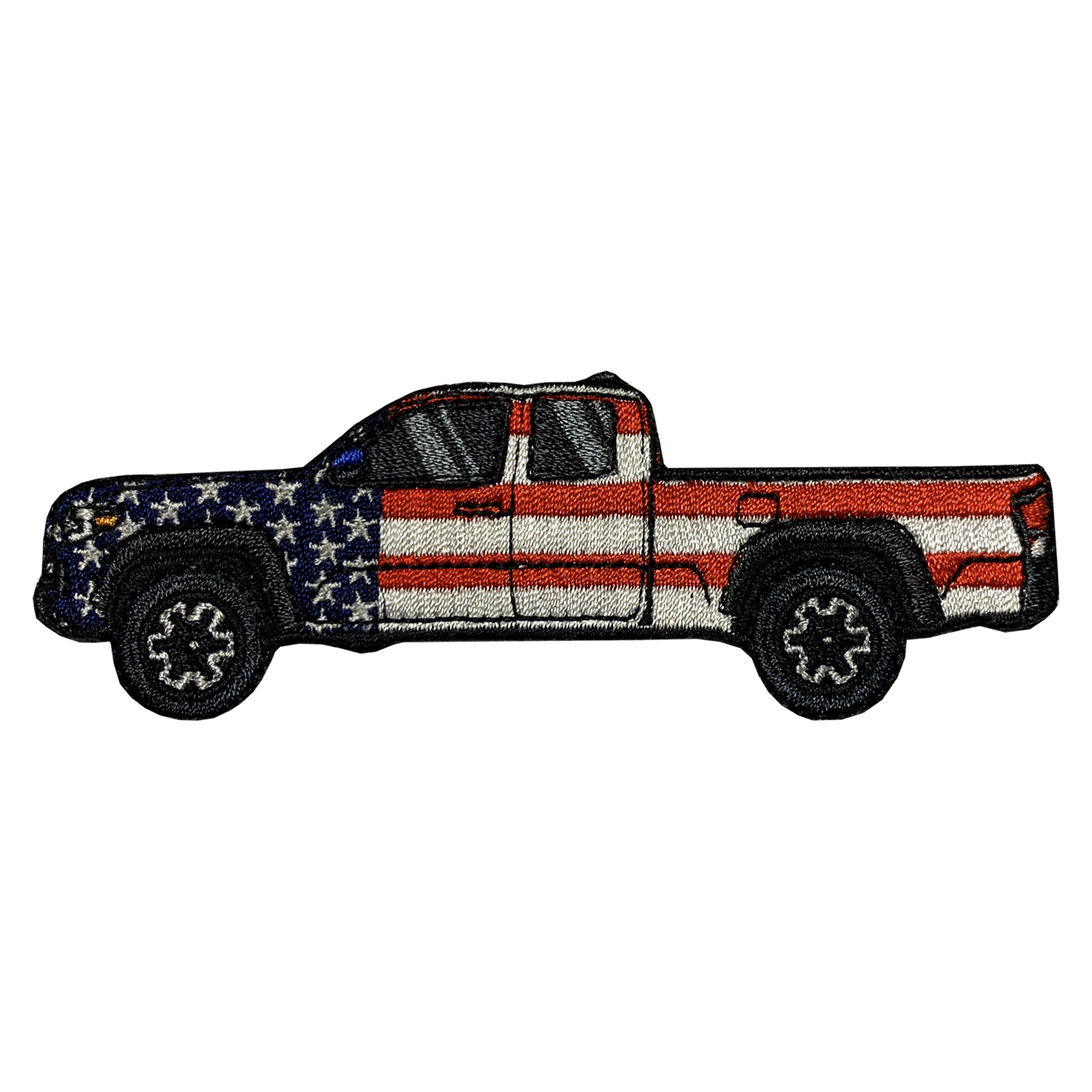 Tacoma Access Cab Patriotic Patch - GZila Designs