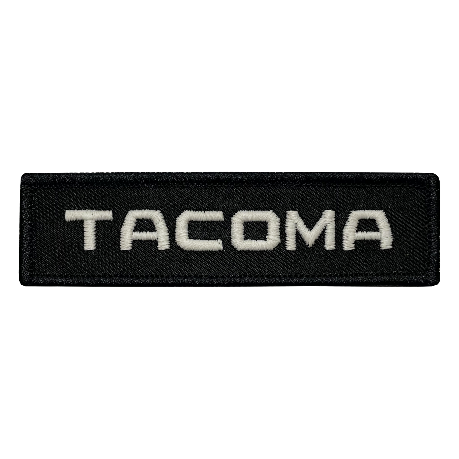 Tacoma Black Name Tape Patch - GZila Designs