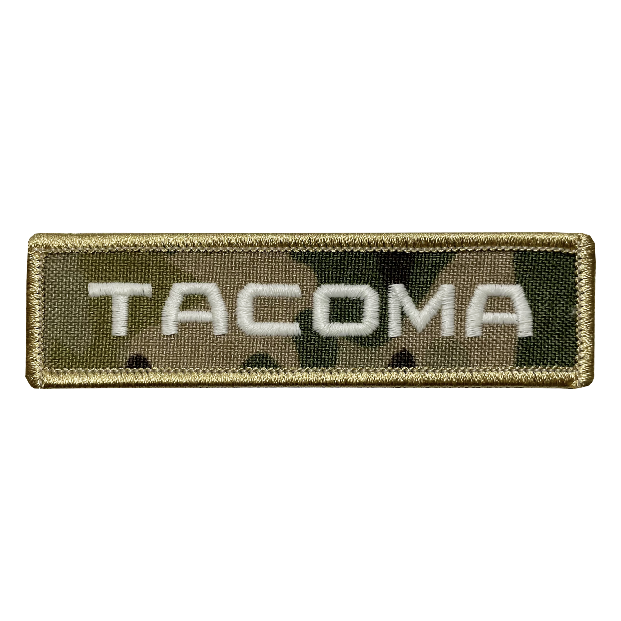 Tacoma Camo Name Tape Patch - GZila Designs